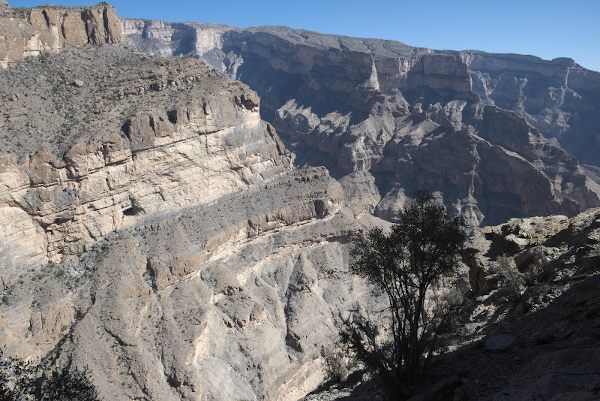 Grand canyon d'Arabie Jebel Shams